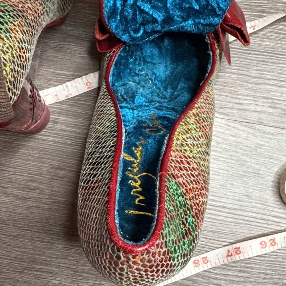 Irregular Choice Colorful Metallic Bow-Accent Pumps - Picture 10 of 10